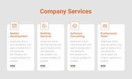 Exclusive Html Code For Corporate Services