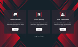 Services On Abstract Background - Simple Static Site Generator