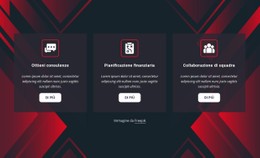 Servizi Su Sfondo Astratto Modello Di Sito Web CSS Gratuito