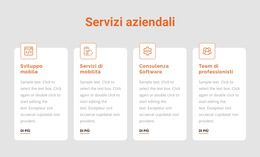 Servizi Aziendali - Modelli Di Temi HTML5 Gratuiti