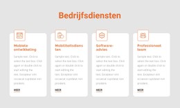 Zakelijke Diensten CSS-Sjabloon Gratis Downloaden