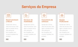 Construtor De Sites Gratuito Para Serviços Corporativos