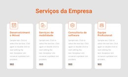 Serviços Corporativos - Create HTML Page Online