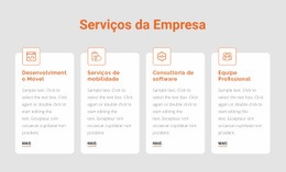 Serviços Corporativos - Modelo HTML5 De Funcionalidade