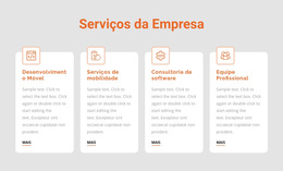 Serviços Corporativos - Modelos De Temas HTML5 Gratuitos