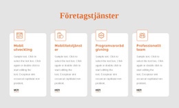 Företagstjänster Css-Mall Gratis Nedladdning