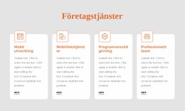 Företagstjänster - Gratis Webbplatsmall