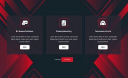 Tjänster På Abstrakt Bakgrund - Nedladdning Av Webbplatsmall