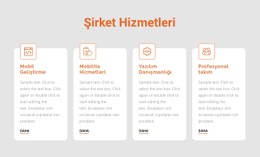 Kurumsal Hizmetler Css Şablonu Ücretsiz Indir