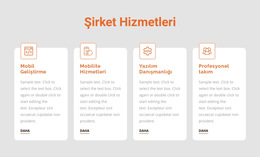 Kurumsal Hizmetler - Ücretsiz Html5 Tema Şablonları