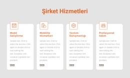 Kurumsal Hizmetler Web Sitesi Tasarımı