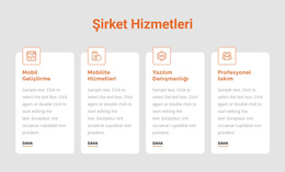 Kurumsal Hizmetler - Harika WordPress Teması