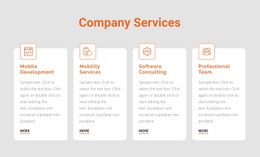 Corporate Services - Beautiful Web Page Design
