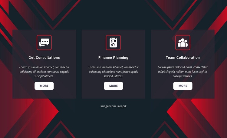 Services on abstract background Webflow Template Alternative