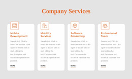 Corporate Services Html Website