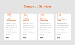 Stunning Landing Page For Corporate Services