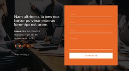 Contactez-Nous Sur Fond D'Image - Créateur De Sites Web Polyvalent