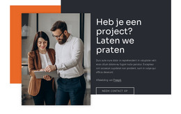 HTML-Pagina Voor Wij Bouwen Relaties Op