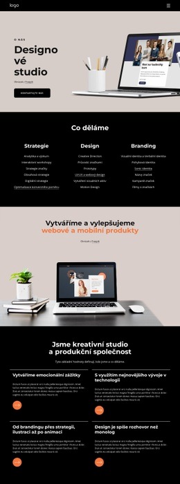 Jsme Kreativní Společnost Šablony Webů