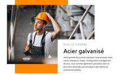 Modèle CSS Pour Acier Galvanisé