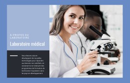 Laboratoire Médical - Page De Destination