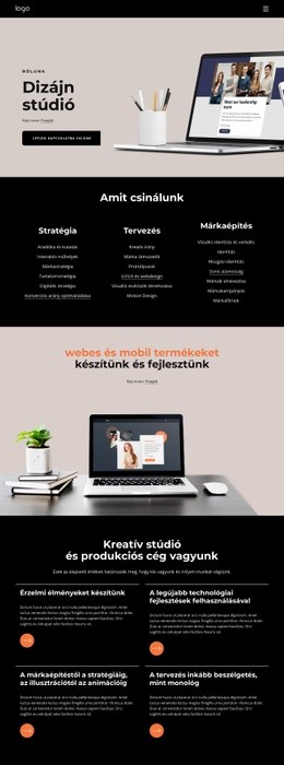 Kreatív Cég Vagyunk – Reszponzív HTML5-Sablon