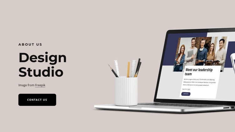 The best web design agency One Page Template