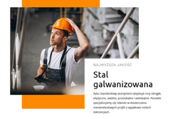Stal Galwanizowana - Funkcjonalność Motywu WordPress