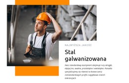 Stal Galwanizowana Szablon CSS
