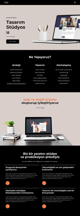 Biz Yaratıcı Bir Şirketiz - Build HTML Website