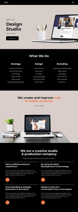 We Are A Creative Company - Responsive HTML5 Template