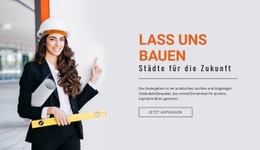 Städte Bauen Zukunft - Website-Vorlagen