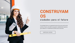 Construir Ciudades De Futuro - Tema Personalizado De WordPress