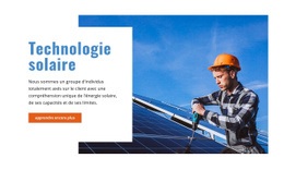 Technologie Solaire - Conception De Sites Web Gratuite