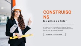 Construire L'Avenir Des Villes - HTML Template Builder