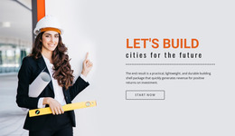 Build Cities Future - HTML Template Builder