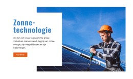 Zonne-Technologie Gratis CSS-Websitesjabloon