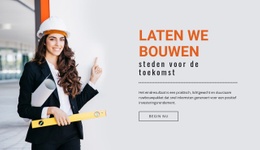 HTML5-Sjabloon Bouw Steden In De Toekomst Voor Elk Apparaat