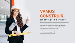 Modelo HTML5 Construir Cidades Do Futuro Para Qualquer Dispositivo