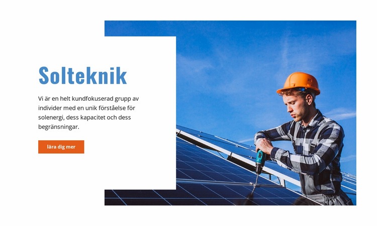 Solteknik WordPress -tema