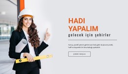 Şehirlerin Geleceğini Inşa Edin Için Sayfa Web Sitesi