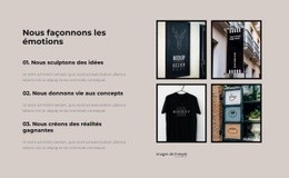 Superbe Modèle HTML5 Pour Nous Façonnons Les Émotions