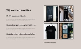 Wij Vormen Emoties - Website-Ontwerp