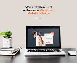 Produktdesigner Für Wir Erstellen Wunderschöne Websites