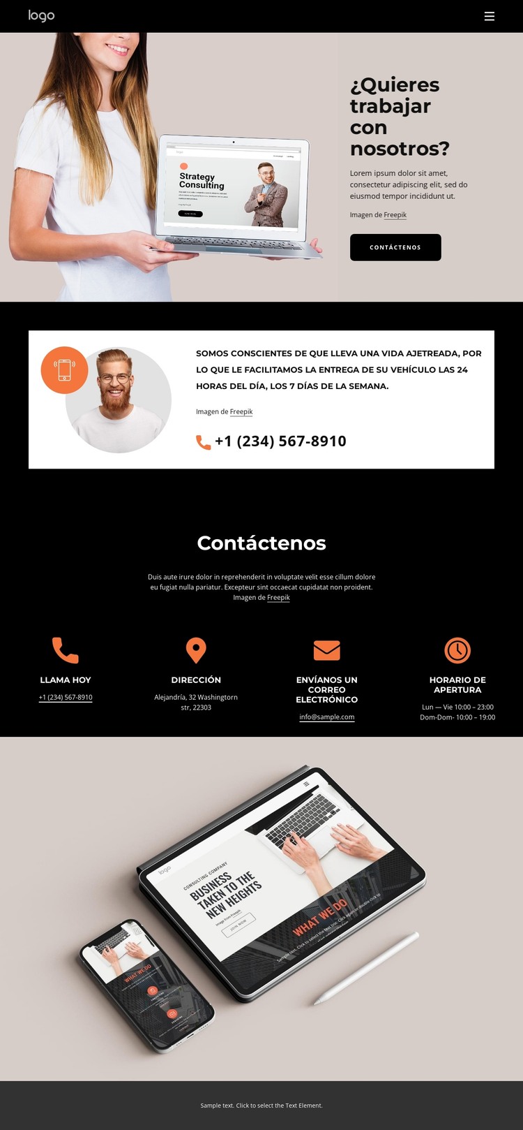 Comenzó con honestidad, pasión e innovación. Plantilla HTML