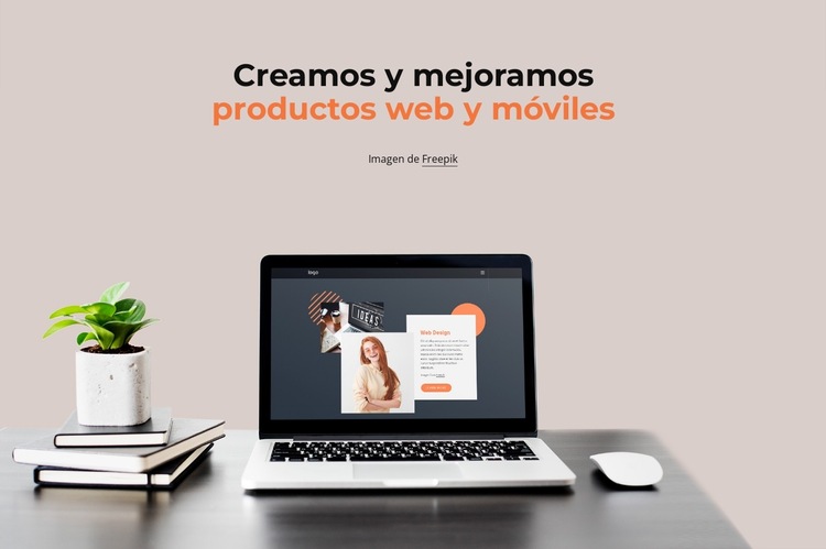 Creamos hermosos sitios web Plantilla de sitio web