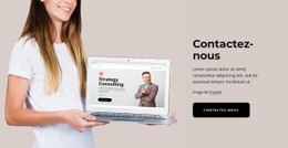 Meilleure Conception De Page De Destination Pour Bloc Contactez-Nous