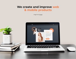 We Craft Beautiful Websites - Custom HTML5 Template