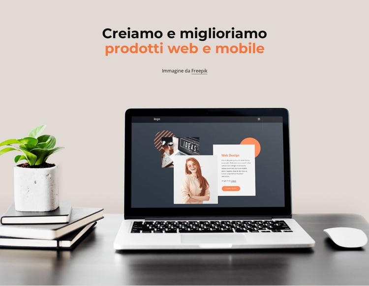 Realizziamo bellissimi siti web Modello HTML