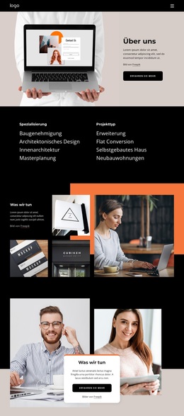 Benutzerdefinierte Webentwicklung – Modernes WordPress-Theme